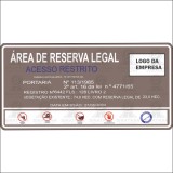 Área de reserva legal acesso restrito